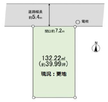 北三国ヶ丘町八丁　売土地